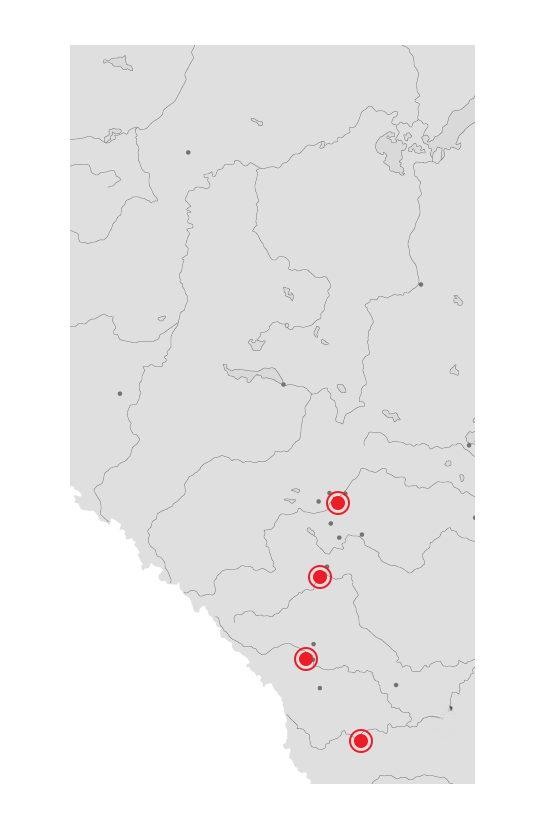 map of alberta